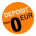 Deposit from 0 EUR